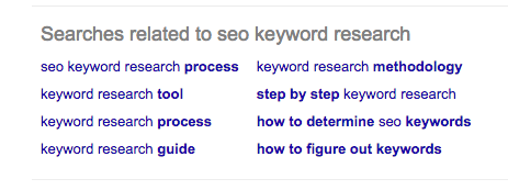 More Google keyword suggests