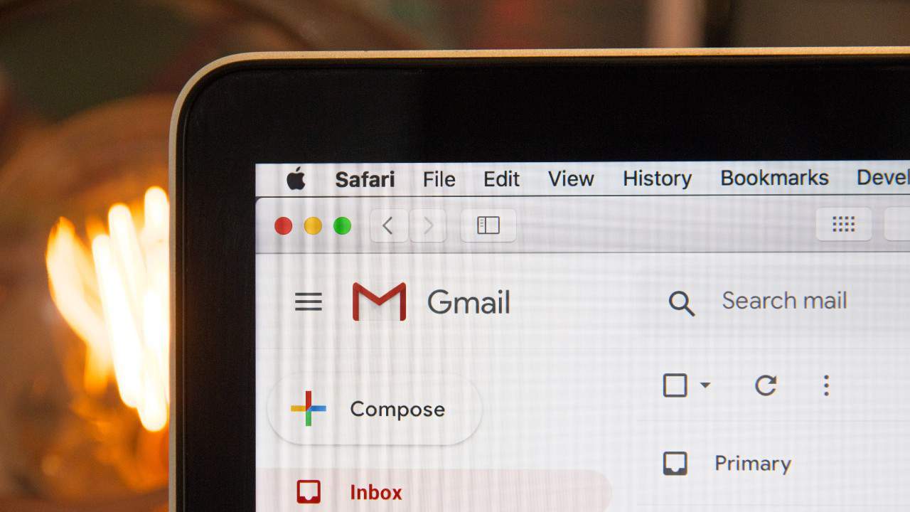 Photo of a Gmail inbox